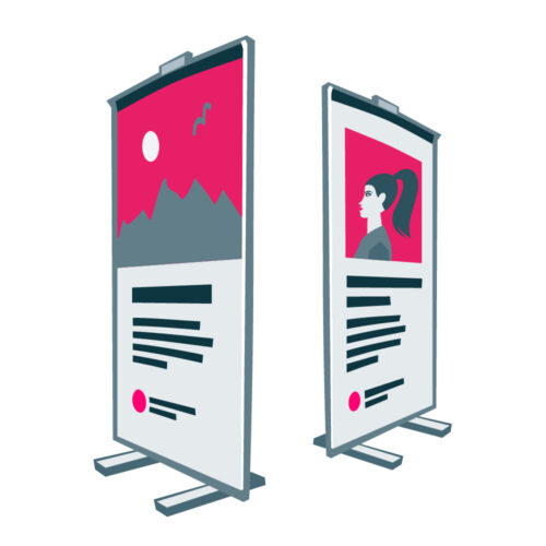 Grammer Pull-up Banner icon