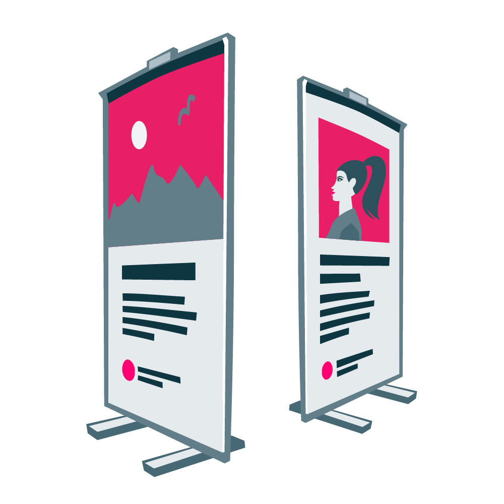 Grammer Pull-up Banner icon